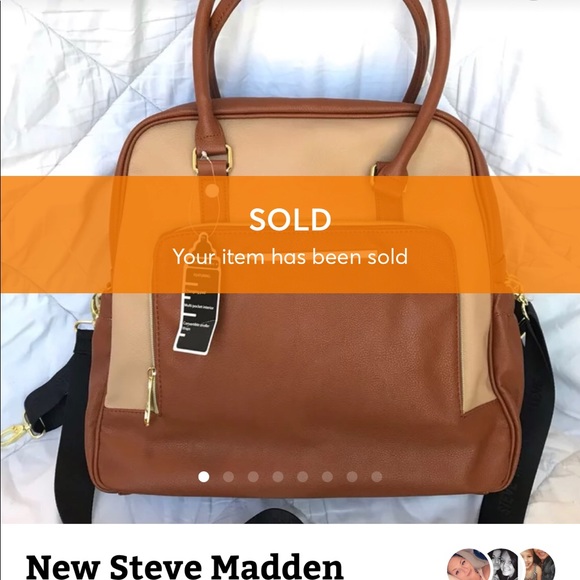 New Steve Madden Baby Bag Shoulder Bag Diaper - Picture 1 of 8